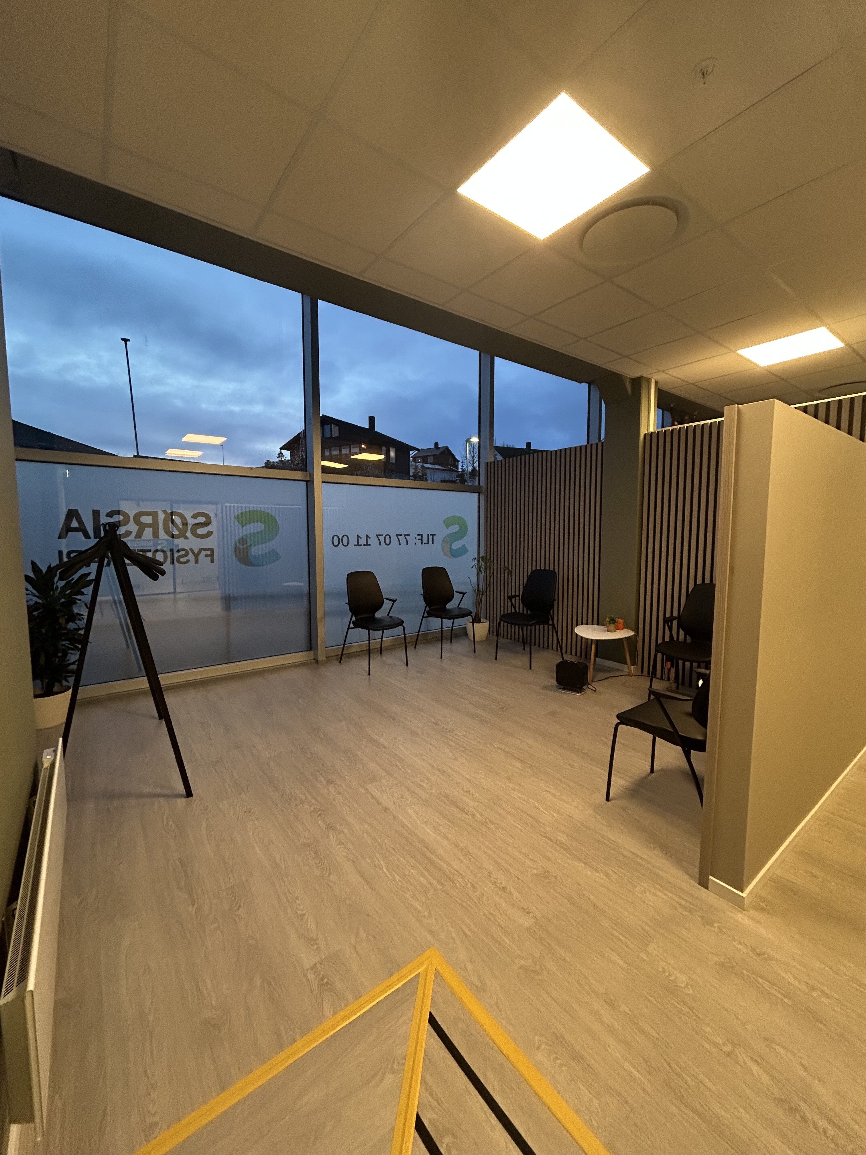 Venteområde hos Sørsia Fysioterapi