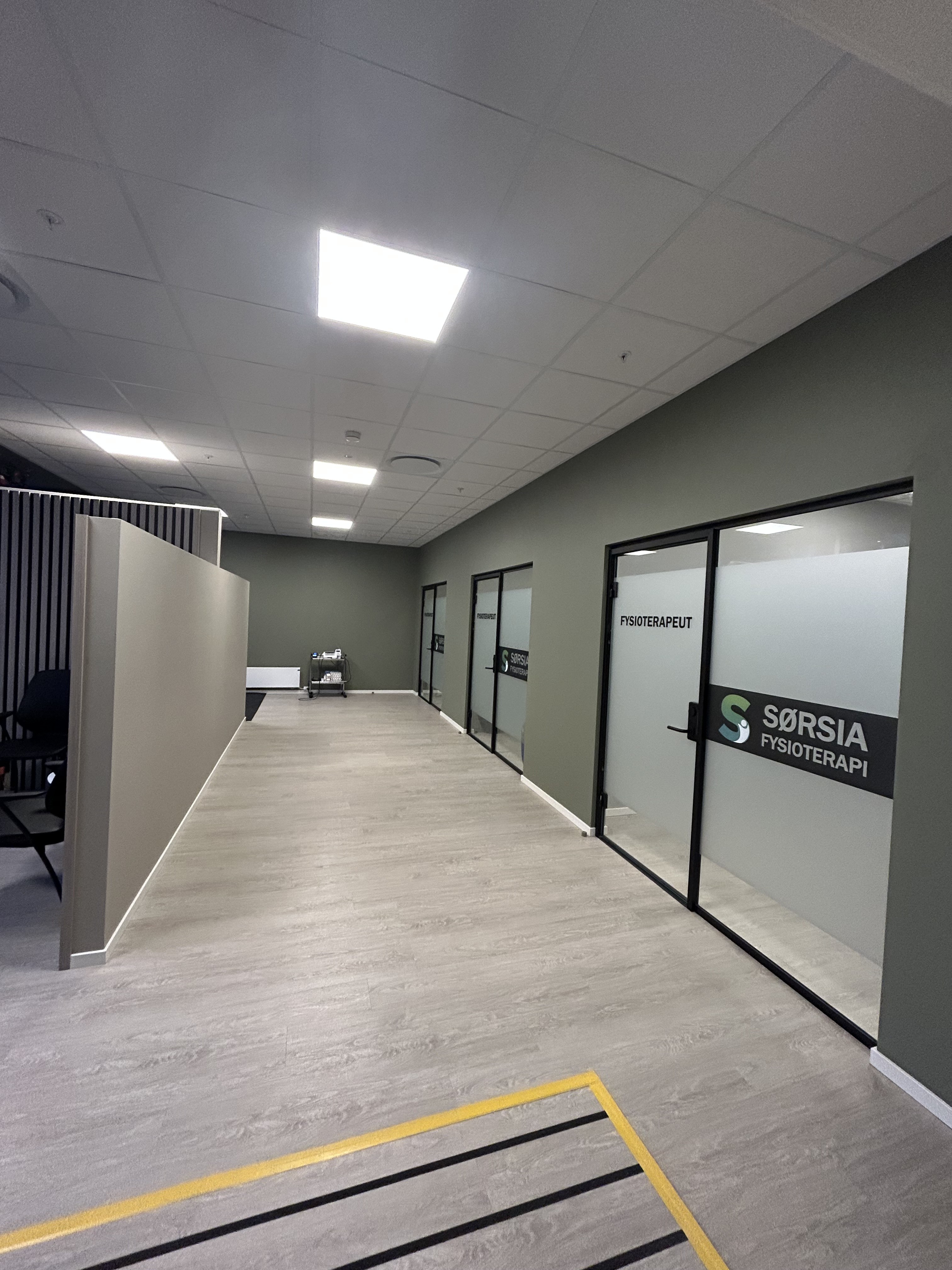 Lokaler hos Sørsia Fysioterapi